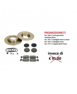 Promo Kit brake discs and accessories ( 177+141+142+136x2)
