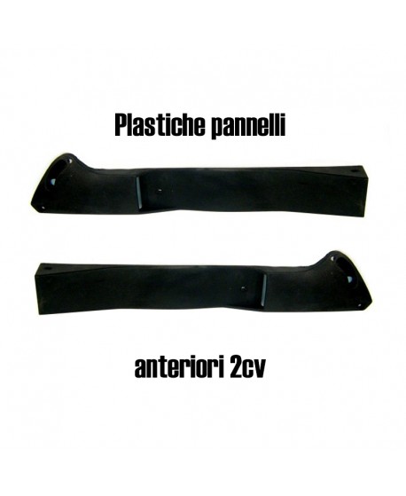 Kit fascioni in plastica nera per pannelli anteriori per 2CV