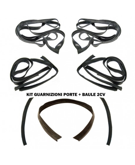 Kit promo guarnizioni porte e baule 2CV (1309dx+sx, 1310sx+dx, 1319, 1320sx+dx)
