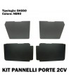 Kit promo pannelli neri e bassi per porte 2cv Charleston/2cv4 (1824sx+1824dx+1825sx+1825dx)