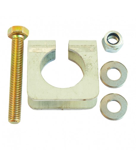 Steering column locking clamp