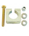 Steering column locking clamp