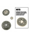 Complete diaphragm clutch kit replaces 3-lever model till 1982 (old model)