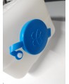 Windscreen washer tank with adaptable electric pump