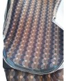 Kit rivestimenti sedili ant. angolo retto + panca post. scacchiera marrone(tessuto q. inf.)