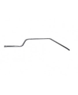 Long stainless steel final exhaust pipe