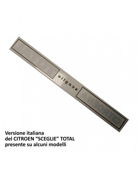 733 Adesivo "Citroen SCEGLIE Total" (versione italiana)