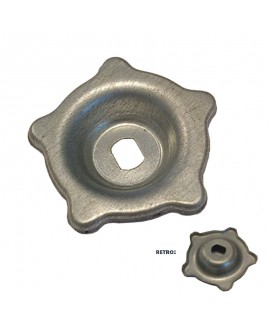 Supporto manopola regolatore portellino areatore 2CV (per art. 1476)