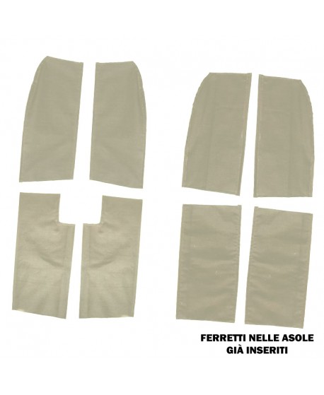 Seat canvas kit (front bench and rear bench) - 8 pieces