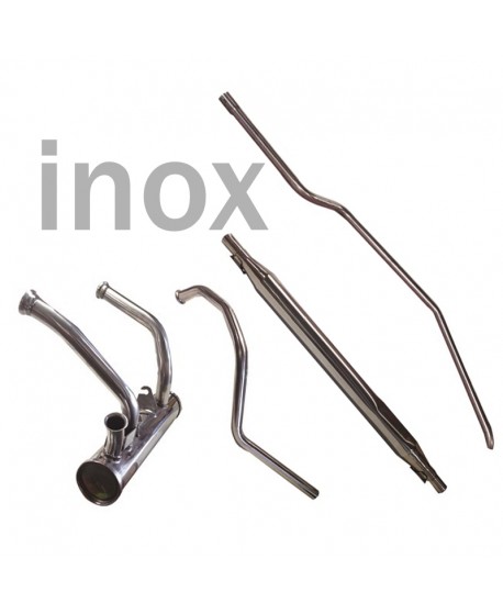 Stainless steel exhaust KIT with long end pipe (171c1-2-3-4)