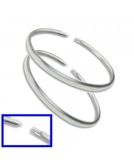 Coppia cerchietti in alluminio tra guscio faro e parabola