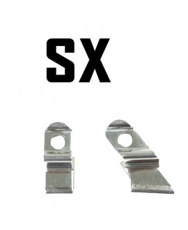 5419 Kit supporti vetro superiore lato guidatore 2cv