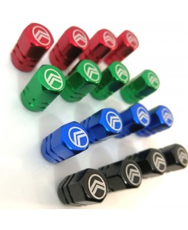 Tappi valvole con vecchio logo Citroen VERDI (4pcs)