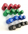 413B Tappi valvole con vecchio logo Citroen blu (4pcs)