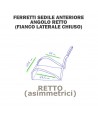Ferretti sedile angolo retto (diam.4mm x 2 + 1 pezzi)