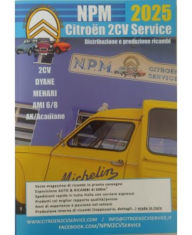 Catalogo NPM Citroen 2cv Service (2cv, Dyane, Mehari...)