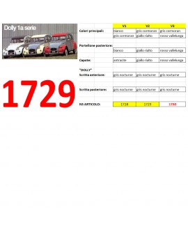 2cv Dolly stickers kit yellow rialto / gray cormorant