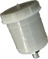 Cylindrical brake fluid reservoir