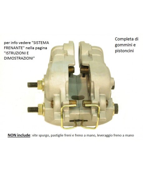 Complete brake caliper
