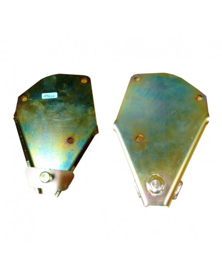 Front shock absorber support plate, left