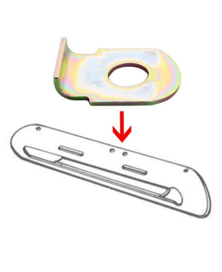 5152 Placchetta di bloccaggio vite su cremagliera