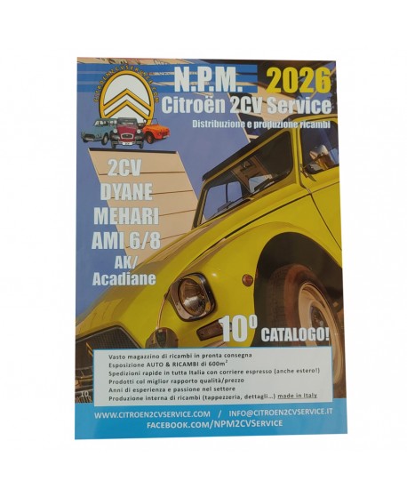 Catalog NPM Citroen 2cv Service (2cv, Dyane, Mehari...)