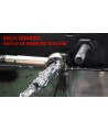Adjustment sleeve for suspension flask tie rod