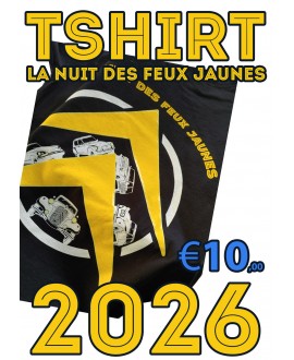 Maglietta TSHIRT La notte dei fari gialli 2026
