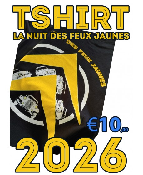 Maglietta TSHIRT La notte dei fari gialli 2026