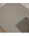 5400g Coppia parasoli 2CV/Dyane grigio (texture QUASI simile all'originale e supp. in metallo)