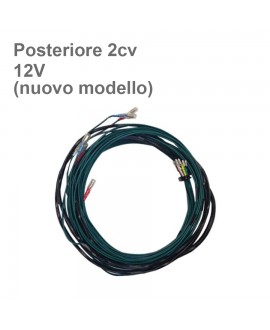 Impianto elettrico posteriore 2CV 12V dal 02/1970 in poi (produzione Francese)