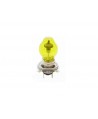 Halogen headlight lamp with yellow cap H4