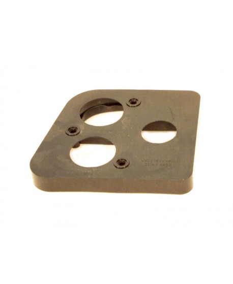 Spacer for  left rear light, black colour for 2cv