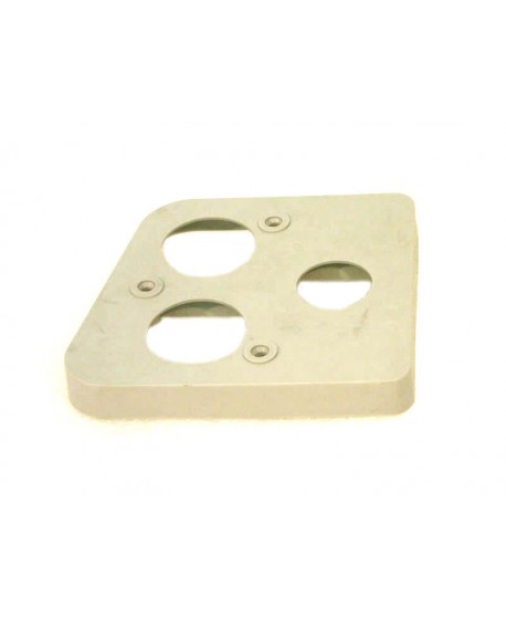 Spacer for left rear light, grey colour for 2cv