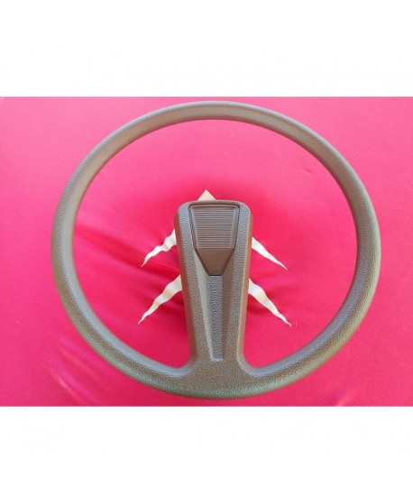 301 Volante monorazza MARRONE (2cv, Dyane, montaggio dal '74 al '76) ns produzione