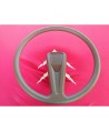Single-spoke steering wheel (2cv, Dyane, Mehari 4x4) BROWN (74 to 76)