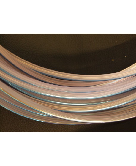 Chrome finish for rear windscreen 2CV, side and rear for Ak - Acadiane  (€ per meter)