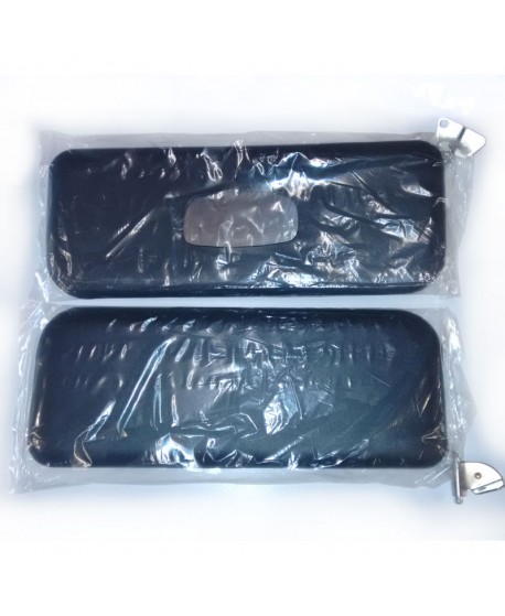 Pair of black parasols (metal support) 2CV-Dyane