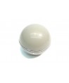 Grey gear lever knob with chromed ring