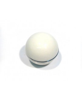 443 Pomello leva marce bianco con anello cromato