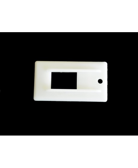 Plastic guide handbrake lever