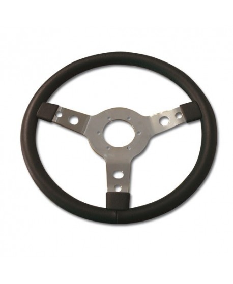 Balck aluminum steering wheel