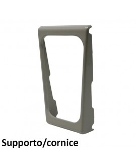 Supporto (cornice) in plastica grigia contachilometri piccolo modello