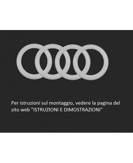 481B Kit di 4 fascioni bianchi per pneumatici 14''