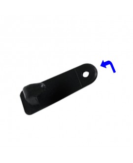 Short model belt hook with central hole