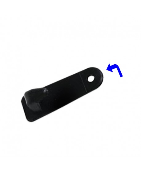 482 Gancio cinture modello corto con foro centrale