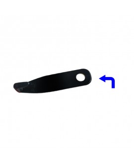 Long model belt hook with central hole