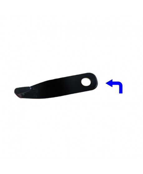 Long model belt hook with central hole